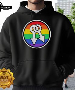 Hot Male Symbols Rainbow Hoodie