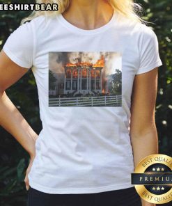 Hot Nottoway Plantation Fire Ladies Tee