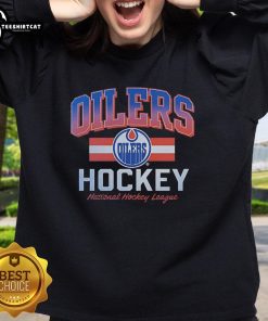 Nice Edmonton Oilers National Hockey League Oilers Hockey Logo Sweatshirt