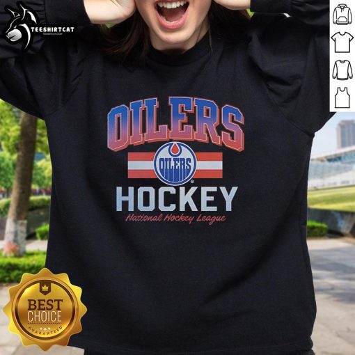 Nice Edmonton Oilers National Hockey League Oilers Hockey Logo Sweatshirt
