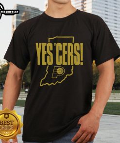 Nice Indiana Pacers Yes 'Cers T Shirt