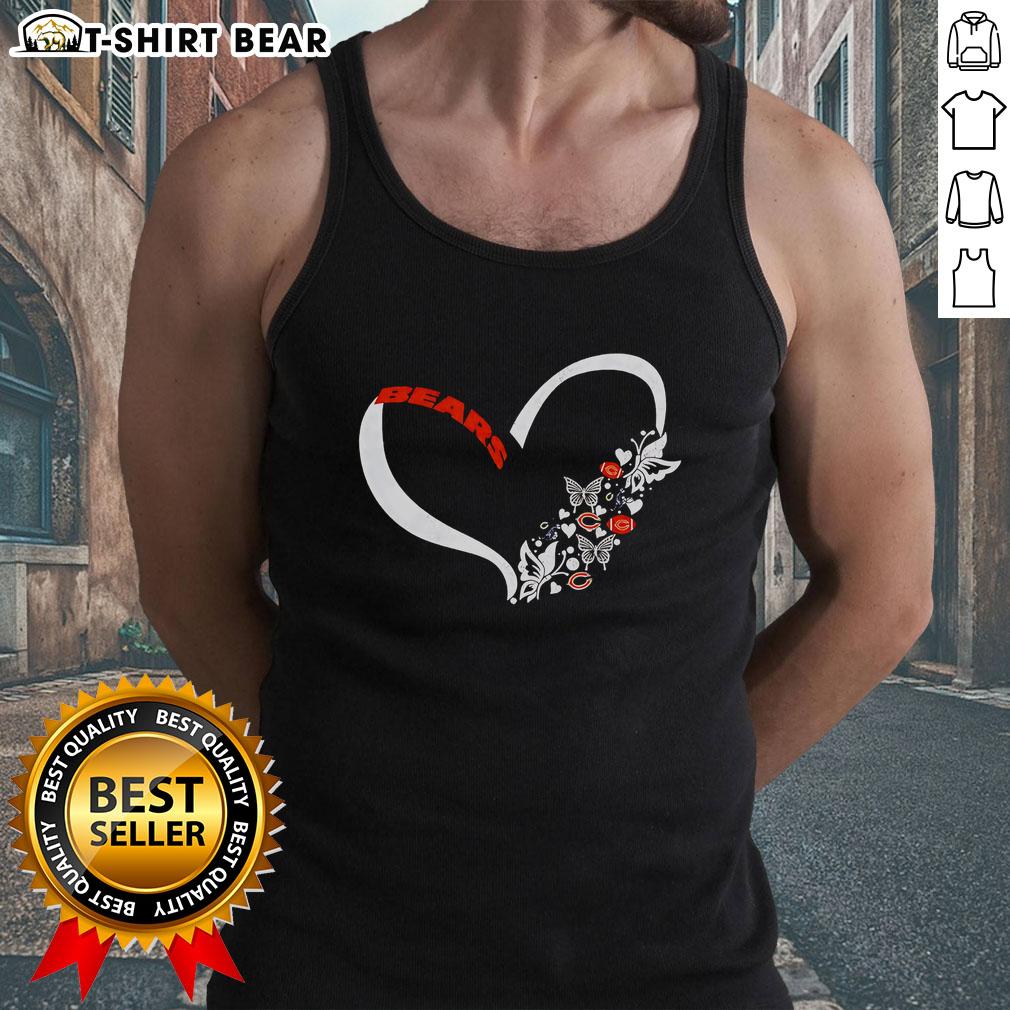 Pretty Butterflies In My Stomach Chicago Bears Nfl Tank Top Pretty Butterflies In My Stomach Chicago Bears Nfl Tank Top