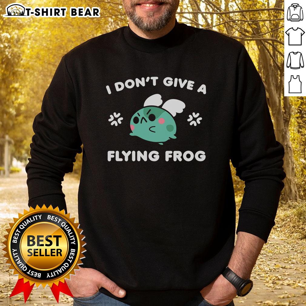 Pretty I Don'T Give A Flying Frog Sweatshirt