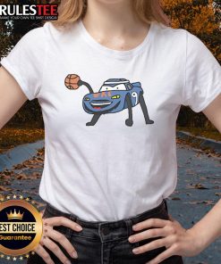 Awesome Alex Cars OKC Thunder 2025 NBA Champs ladies tee featuring vibrant team colors and stylish design.