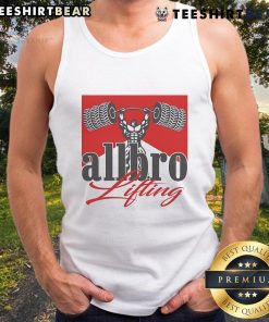 Awesome Allbro lifting tank top in vibrant colors, perfect for workouts and gym sessions, showcasing a stylish design.