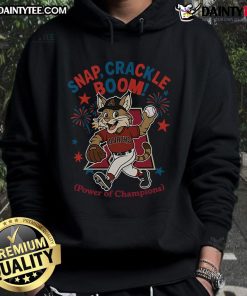 Alt Text: Awesome Arizona Diamondbacks Snap Crackle Boom hoodie for Independence Day, showcasing team spirit and patriotic design.