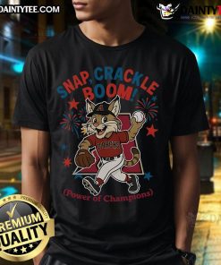 Awesome Arizona Diamondbacks Independence Day T-Shirt featuring a vibrant design celebrating champions with a snap crackle boom.
