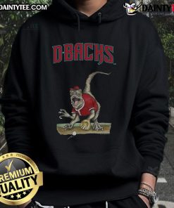 Awesome Arizona Diamondbacks Tiny Turnip Velociraptor Hoodie featuring a vibrant design and comfortable fit for fans.