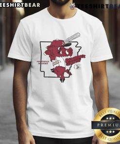 Alt Text: Awesome Arkansas Baseball Razorback Country T-Shirt featuring a bold design and vibrant colors for fans.