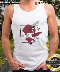 Awesome Arkansas Baseball Razorback Country tank top featuring a stylish design perfect for fans and summer wear.