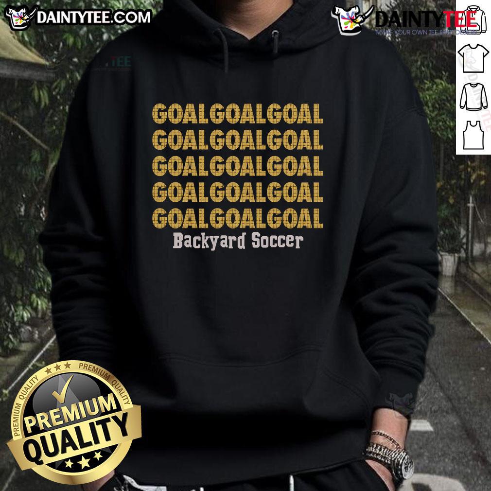Awesome Backyard Soccer Goal Repeat Hoodie Awesome Backyard Soccer Goal Repeat Hoodie featuring a stylish design for soccer enthusiasts and outdoor lovers.