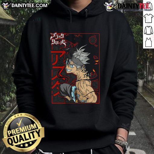 Awesome Black Clover Asta Chaos Bound Hoodie featuring vibrant graphics and a stylish design for anime fans.