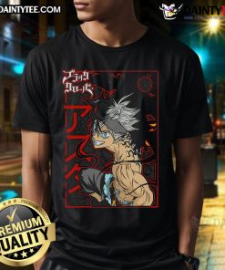 Alt Text: Awesome Black Clover Asta Chaos Bound T-Shirt featuring vibrant graphics of Asta in action, perfect for anime fans.