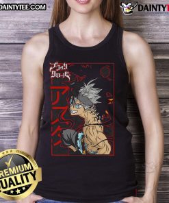 Alt Text: Awesome Black Clover Asta Chaos Bound Tank Top featuring vibrant graphics and a stylish design for anime fans.