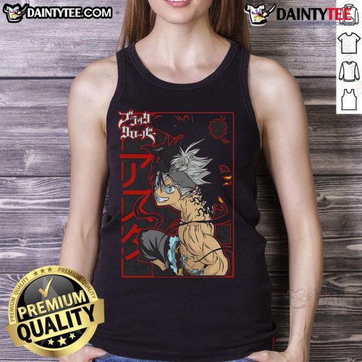 Alt Text: Awesome Black Clover Asta Chaos Bound Tank Top featuring vibrant graphics and a stylish design for anime fans.