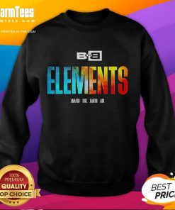Awesome Bobby Ray B.O.B Elements Water Fire Earth Air Sweatshirt featuring vibrant elemental graphics and cozy design.
