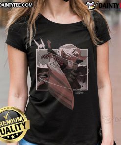 Awesome Bolero of Fire Ladies Tee featuring a vibrant flame design, perfect for stylish and bold female fashion.