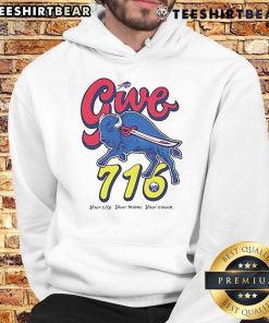 Awesome Buffalo Bills hoodie featuring 'Give 716 Your City, Your Teams, Your Cause' design for fans.