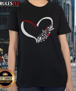 Awesome Butterflies in My Stomach Denver Broncos NFL ladies tee featuring vibrant colors and stylish design for fans.