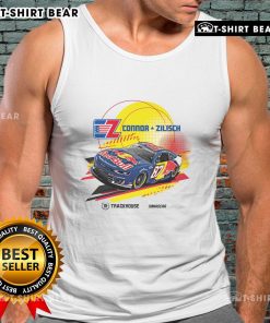 Awesome Connor Zilisch 87 CotA Red Bull Trackhouse NASCAR tank top showcasing vibrant design and racing spirit.