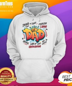 Awesome Dad Quotes Father's Day Hoodie featuring fun, inspirational quotes for a perfect gift for dads.