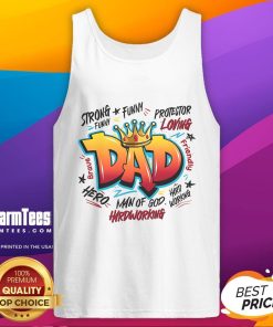 Awesome Dad Quotes Father's Day Tank Top featuring humorous quotes for dads, perfect for celebrating Father's Day.