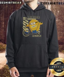 Alt Text: Awesome Despicable Me 4 All Minion All Mighty Hoodie featuring colorful Minion graphics and a cozy design.