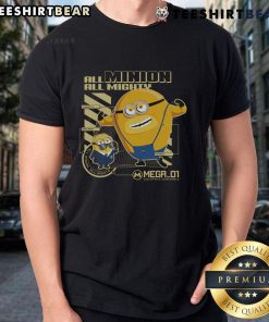Awesome Despicable Me 4 All Minion All Mighty T-Shirt featuring vibrant Minion graphics and playful design.