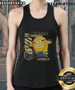 Awesome Despicable Me 4 All Minion All Mighty Tank Top featuring colorful Minion graphics for fans of the movie.