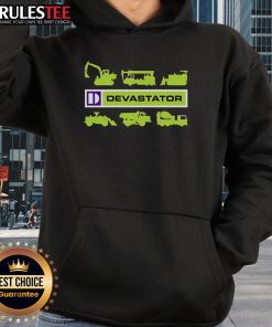 Awesome Devastator Hoodie in black, featuring a bold graphic design and comfortable fit for stylish casual wear.