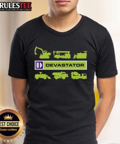 Awesome Devastator T-Shirt featuring a bold graphic design, perfect for fans of Transformers and stylish casual wear.