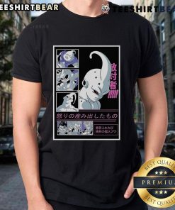 Alt Text: Awesome Dragon Ball Majin Buu Virtuous Demon T-Shirt featuring vibrant graphics of Majin Buu in action.