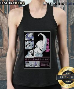 Awesome Dragon Ball Majin Buu virtuous demon tank top featuring vibrant graphics and a stylish design for fans.