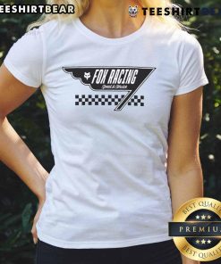 Awesome Fox Racing Speed Service billboard featuring a stylish ladies tee design, perfect for racing enthusiasts.
