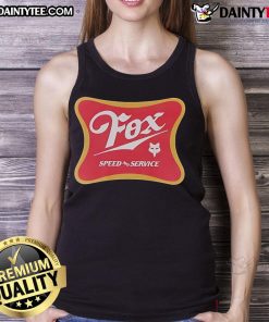 Awesome Fox Racing Speed Service Draft Tank Top featuring a sleek design and vibrant colors for a stylish look.