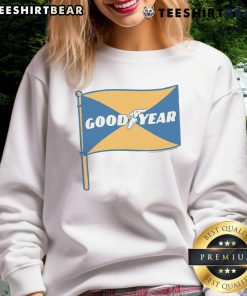 Awesome Goodyear Flag Sweatshirt featuring a vibrant flag design, perfect for casual wear and showing off your style.