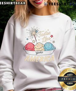Awesome Graeters Taste Like America sweatshirt in vibrant colors, showcasing a unique design celebrating American flavors.