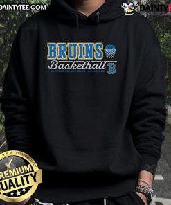 Alt Text: Vintage gray UCLA Bruins basketball hoodie featuring classic logo and comfortable fit for fans and sports enthusiasts.