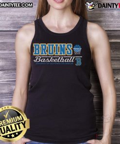 Awesome gray UCLA Bruins vintage basketball tank top featuring logo and classic design for sports fans.