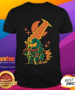 Chibi-style Awesome Guts Slayer Doom Slayer T-Shirt design featuring a vibrant and playful character illustration.