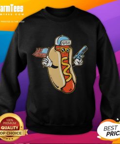 Awesome Hotdog Gun Retro Sweatshirt featuring 'Got That Dawg In Me' design for fun and cozy casual wear.