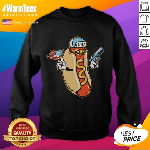 Awesome Hotdog Gun Retro Sweatshirt featuring 'Got That Dawg In Me' design for fun and cozy casual wear.