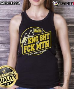 Alt Text: Awesome Joey Jet Avalon King Shit of Fuck Mountain tank top featuring bold graphic design and vibrant colors.