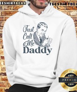 Alt Text: Stylish 'Awesome Just Call Me Daddy' Hoodie in black, perfect for casual wear and expressing a fun personality.