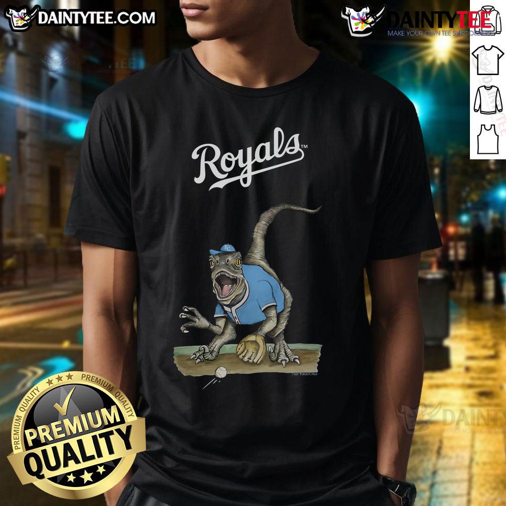 Awesome Kansas City Royals Tiny Turnip Velociraptor T Shirt Awesome Kansas City Royals Tiny Turnip Velociraptor T-Shirt featuring a fun dinosaur design for young fans.