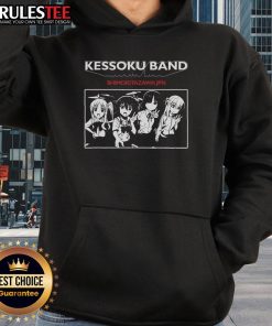 Alt Text: Awesome Kessoku Band hoodie featuring Bocchi the Rock design, perfect for fans in Shimokitazawa, Japan.