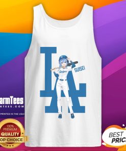 Awesome Los Angeles Dodgers Hololive Night Suisei tank top featuring vibrant design and team colors.