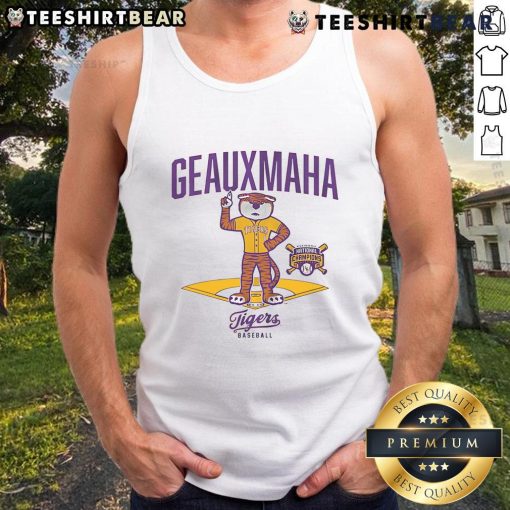 Awesome LSU Baseball 2025 National Champions mascot tank top showcasing team spirit and championship pride.