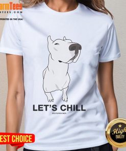 Awesome Mister Mainer Let's Chill Ladies Tee featuring a stylish design perfect for casual outings and summer fun.