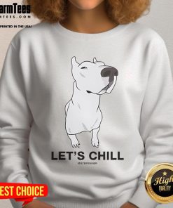 Awesome Mister Mainer Let's Chill Sweatshirt in cozy fabric, perfect for relaxed outings and casual wear.